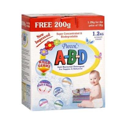 PUREEN A-B-D DETERGENT POWDER 1KG