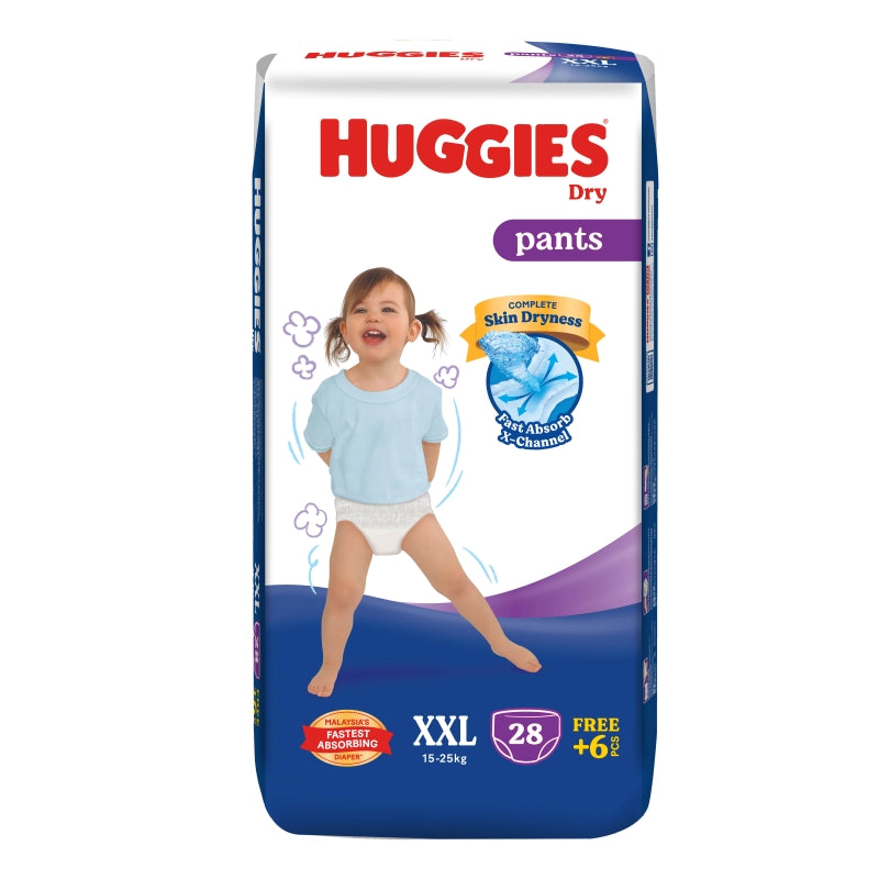 HUGGIES DRY PANTS SJP XXL 32S