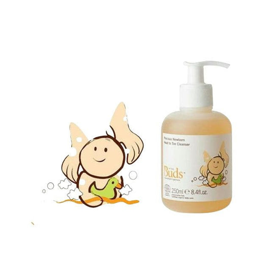 BUDS HAPPY BABY HEAD TO TOE CLEANSER 250ML