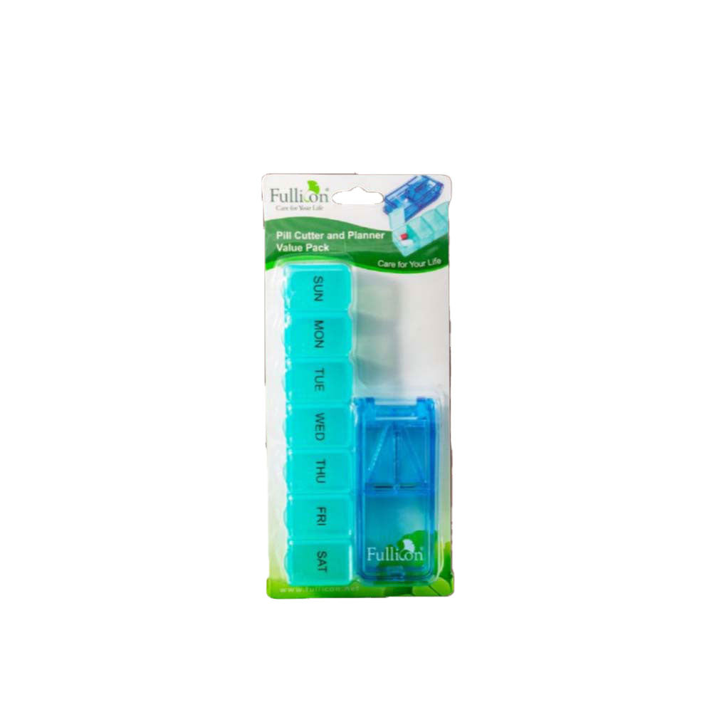 FULLICON PILL CUTTER AND 7 DAYS PILL BOX (VALUE PACK)