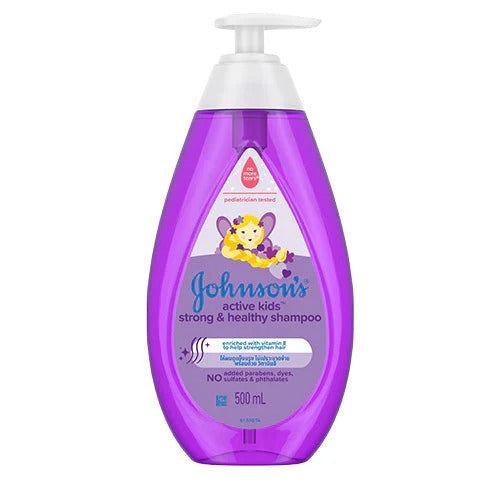 JOHNSONS BABY ACTIVE KIDS STRONG & HEALTHY SHAMPOO 500ML