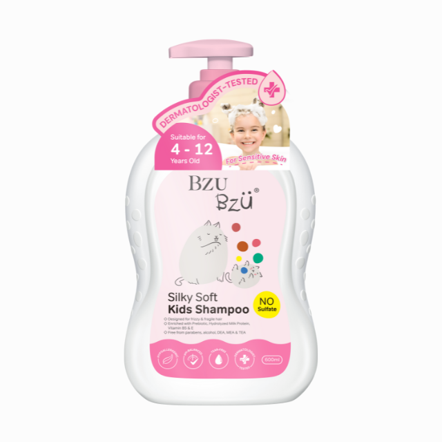 BZU BZU SILKY SOFT KIDS SHAMPOO 600ML