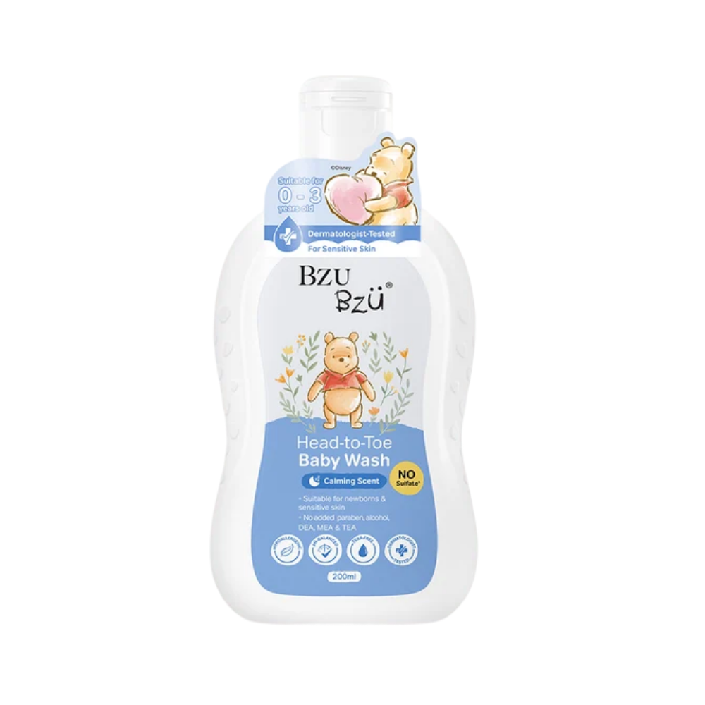 BZU BZU HEAD-TO-TOE BABY WASH 200ML
