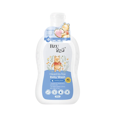 BZU BZU HEAD-TO-TOE BABY WASH 200ML