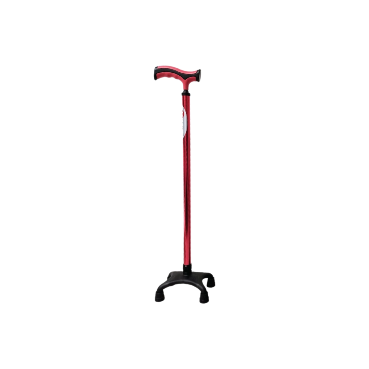 MOBILIS EURO STYLE QUAD CANE MO-9282L (RED)