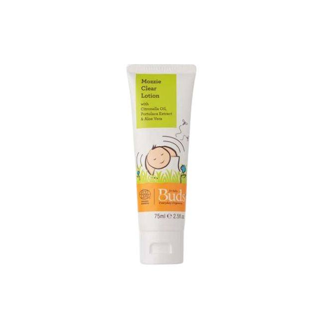 BUDS CHERISHED ORGANICS MOZZIE CLEAR LOTION 75ML (TUBE)
