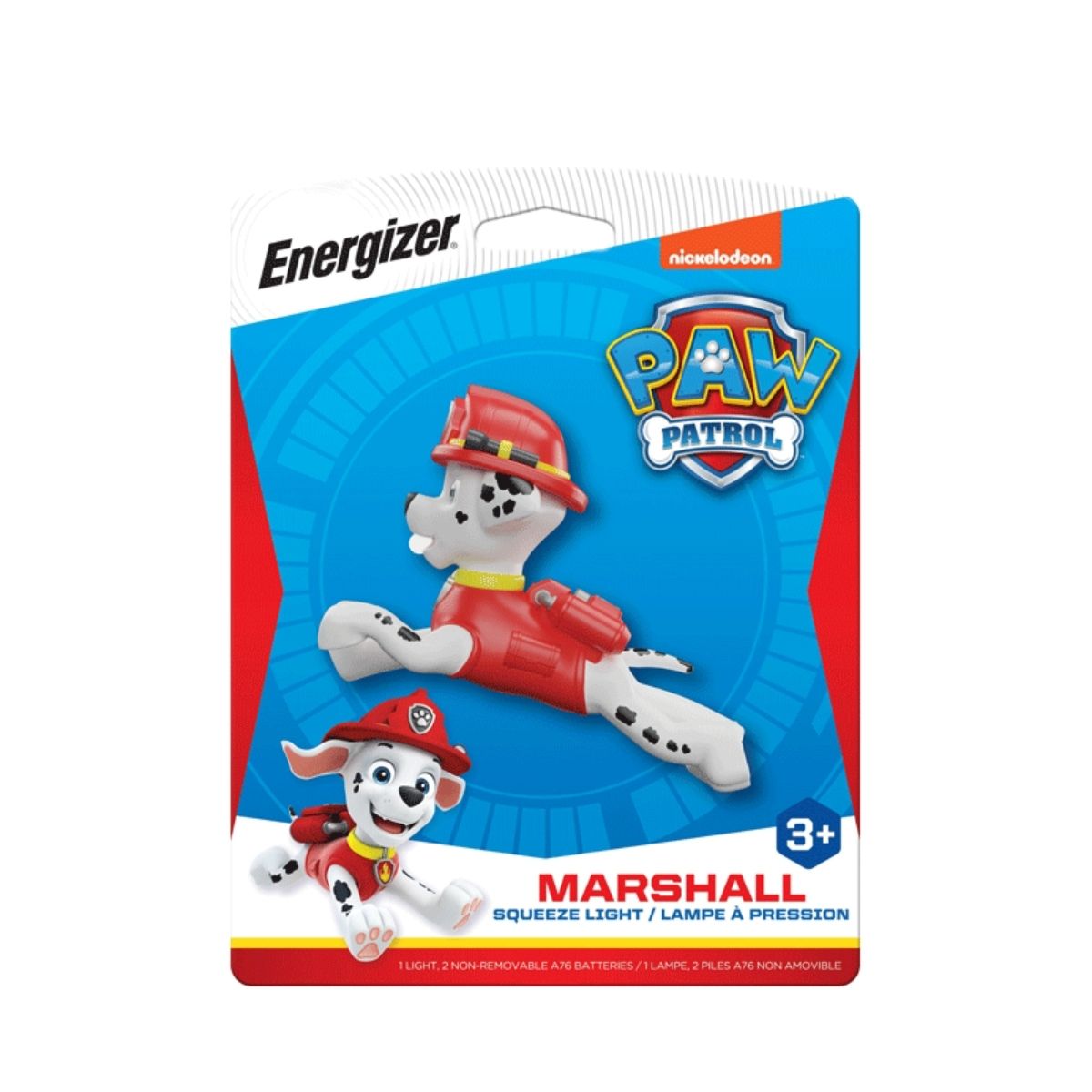 ENERGIZER PAW PATROL SQUEEZE LIGHT- MARSHALL