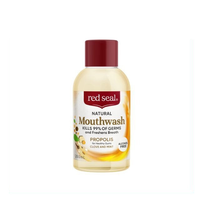 RED SEAL PROPOLIS CLOVE AND MINT MOUTHWASH 250ML