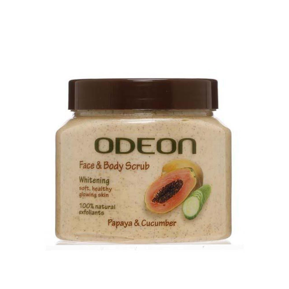 ODEON FACE & BODY SCRUB PAPAYA & CUCUMBER 300ML