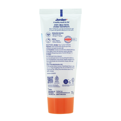 JORDAN STEP 1 LYCHEE TOOTHPASTE 75G