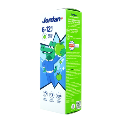 JORDAN STEP 2 GREEN APPLE TOOTHPASTE 75G