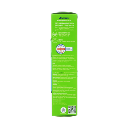 JORDAN STEP 2 GREEN APPLE TOOTHPASTE 75G