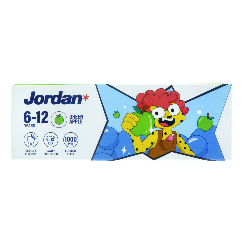 JORDAN STEP 2 GREEN APPLE TOOTHPASTE 75G