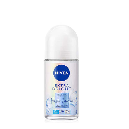 NIVEA DEODORANT EXTRA BRIGHT FRAGRANCE FRESH LAVIER ROLL ON 50ML