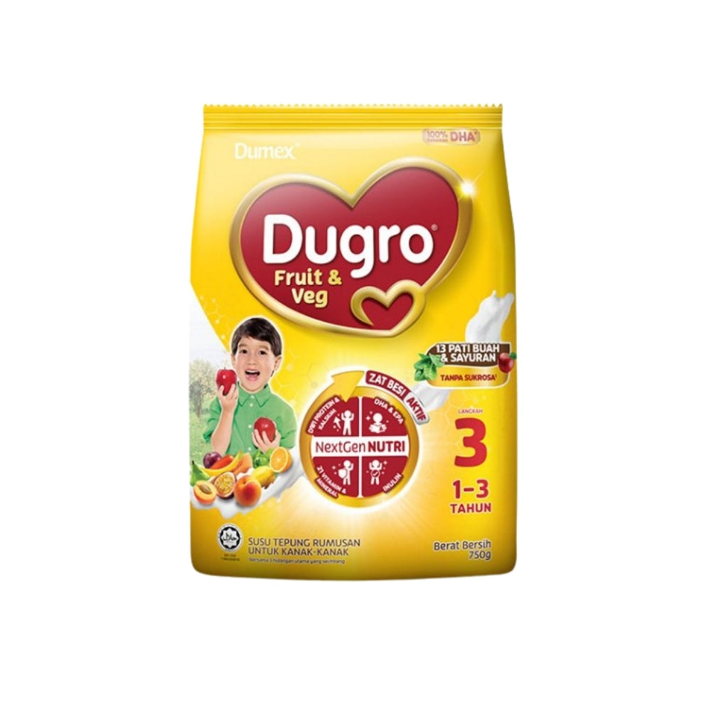 DUMEX DUGRO 3 FRUIT & VEGE 750G