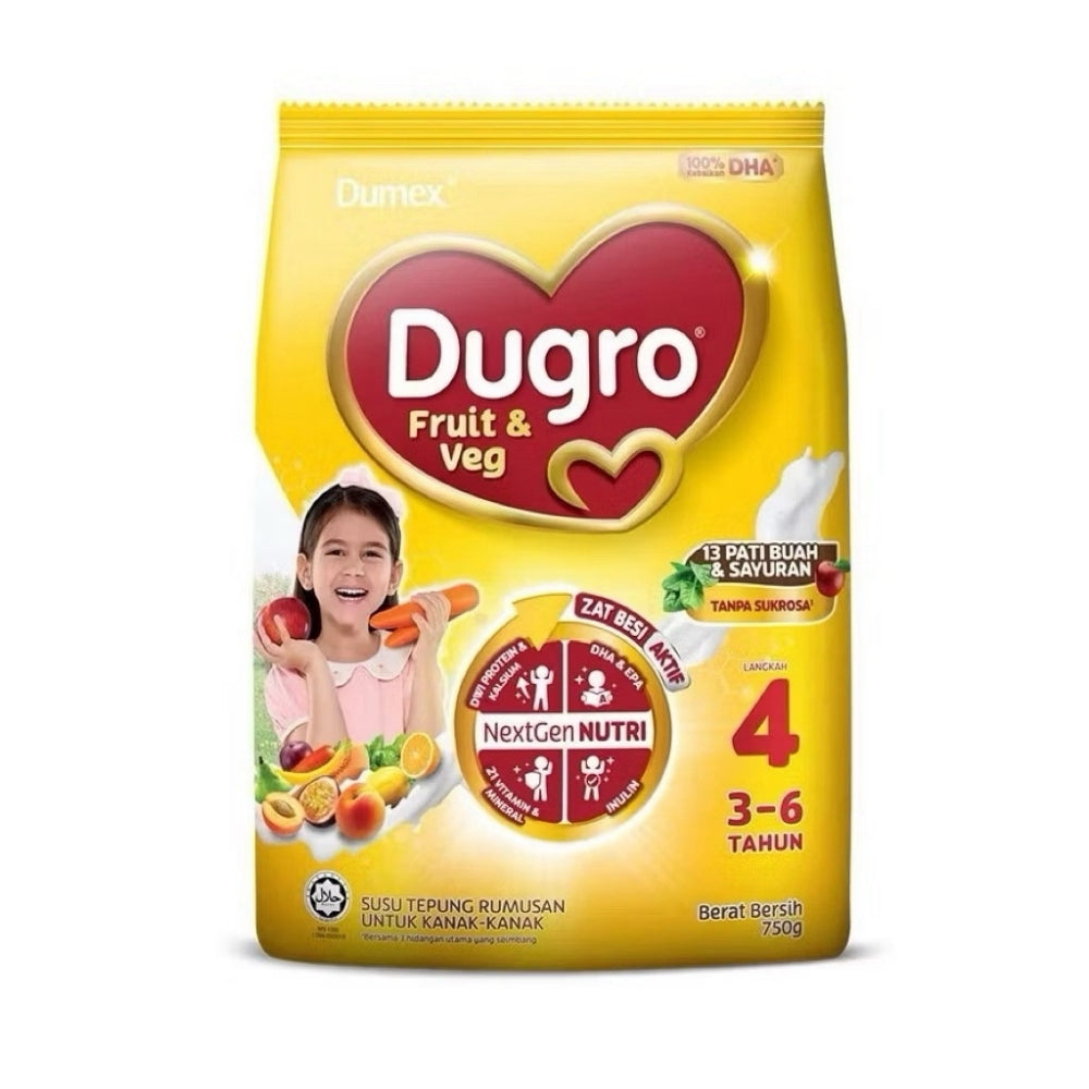 DUMEX DUGRO 4 FRUIT & VEGE 750G