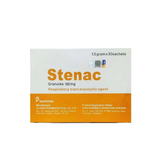 STENAC 100MG GRANULES 30S