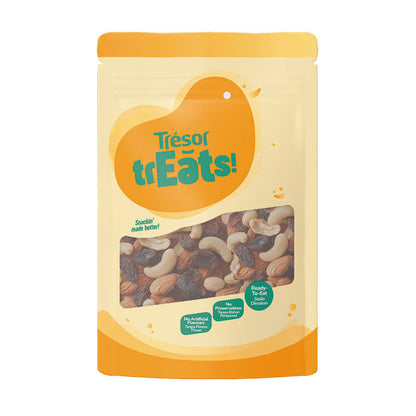 TRESOR TREATS MIXED FRUITS & UNSALTED NUTS 130G