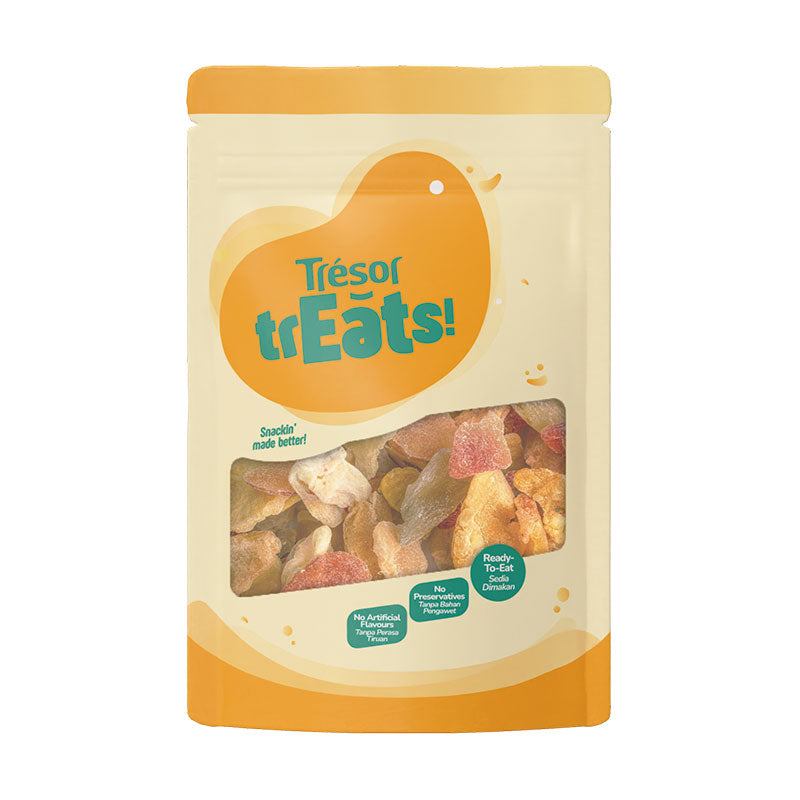 TRESOR TROPICAL MIXED DRIED FRUIT 140G