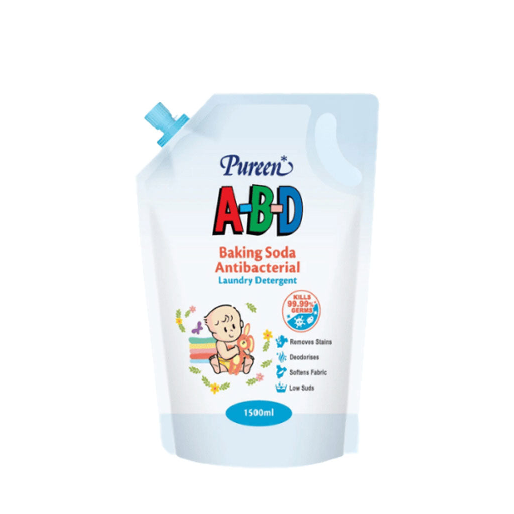 PUREEN ABD BAKING SODA ANTIBACTERIAL LAUNDRY DETERGENT REFILL 1500ML