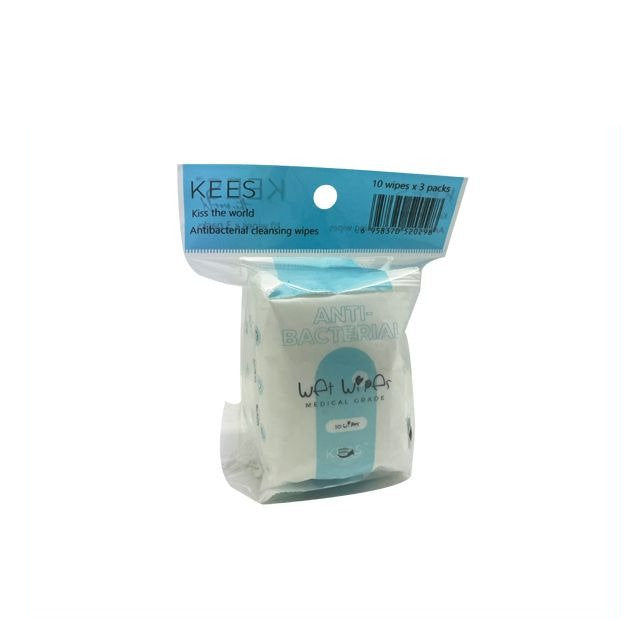 KEES WET WIPES 10SX3