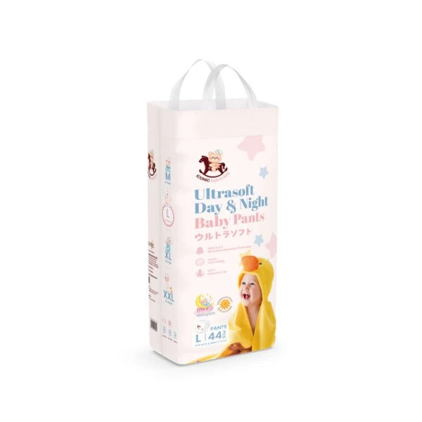 ICONIC BABYCARE ULTRASOFT DAY & NIGHT BABY PANTS L 44S