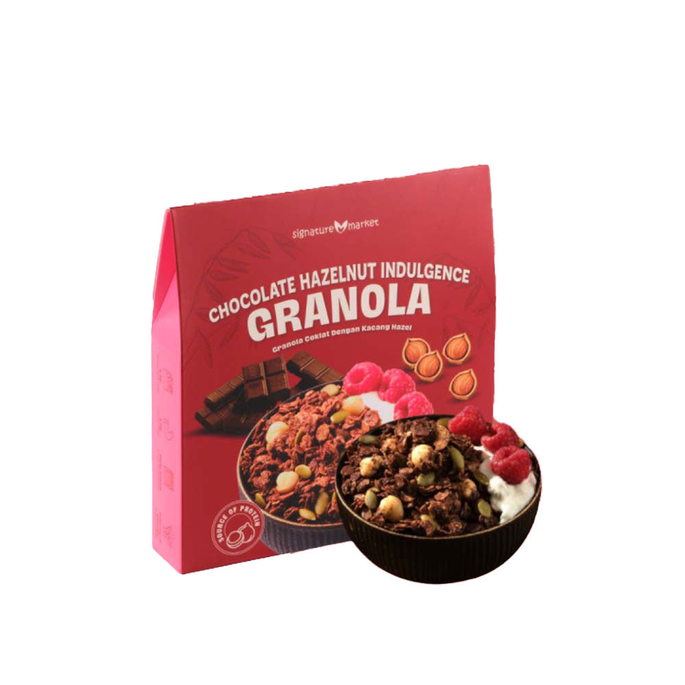 SIGNATURE MARKET CHOCOLATE HAZELNUT INDULGENCE GRANOLA 250G