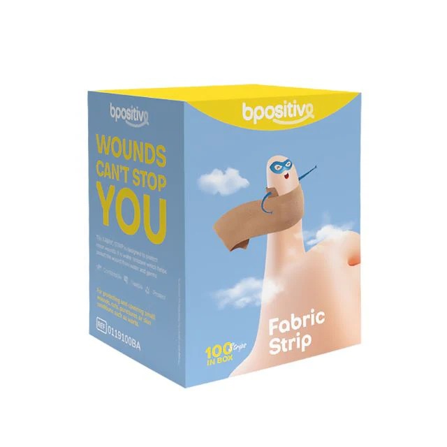 BPOSITIVE FABRIC STRIPS 100S
