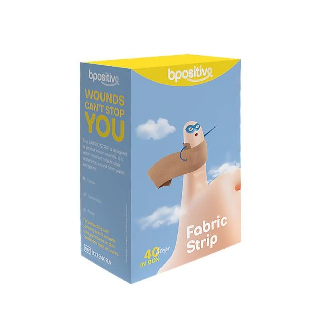BPOSITIVE FABRIC STRIPS 40S