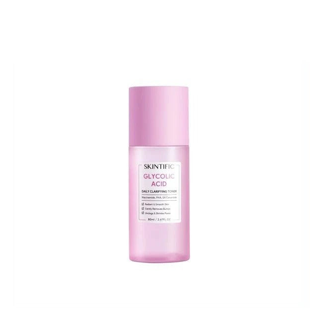 SKINTIFIC GLYCOLIC ACID DAILY CLARIFYING TONER 80ML