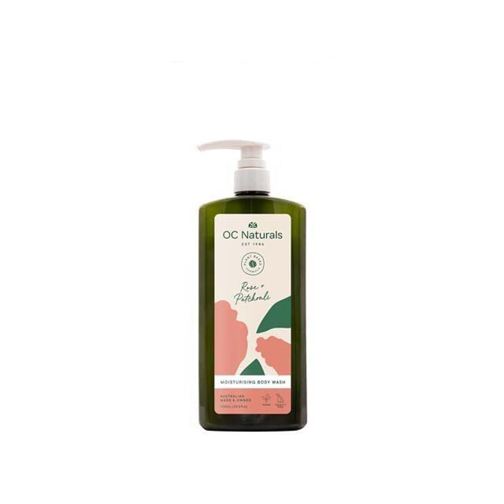 ORGANIC CARE NATURALS MOISTURISING BODY WASH ROSE & PATCHOULI 725ML