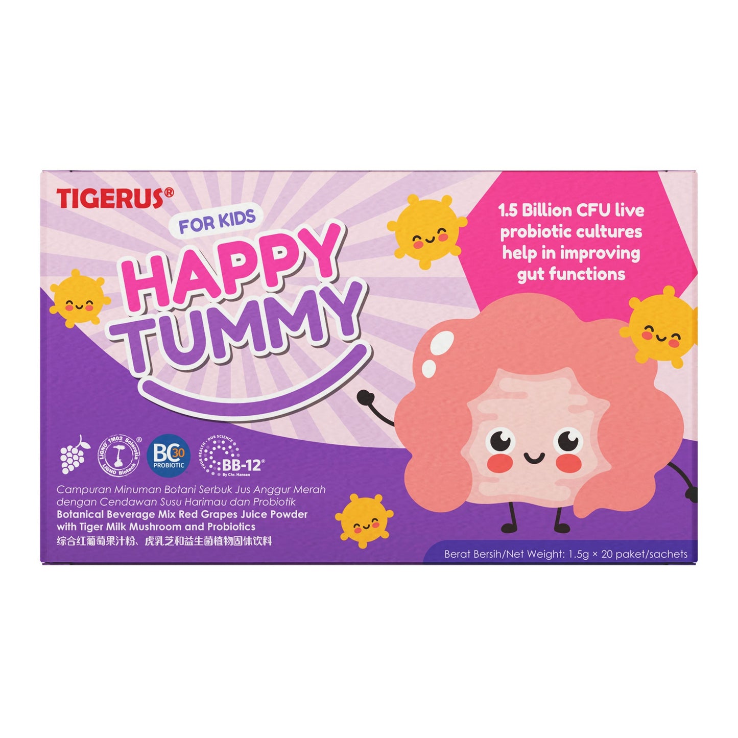 TIGERUS HAPPY TUMMY 1.5G 20S
