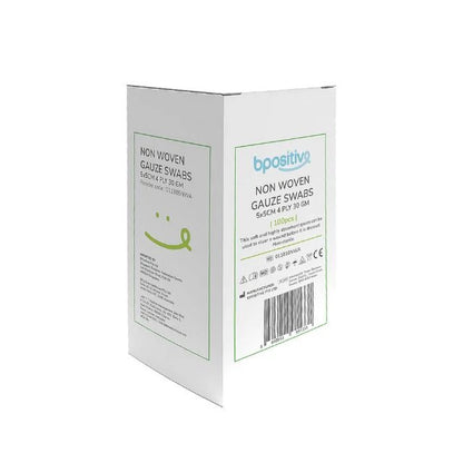 BPOSITIVE NON WOVEN GAUZE SWABS 5CMX5CM 100S