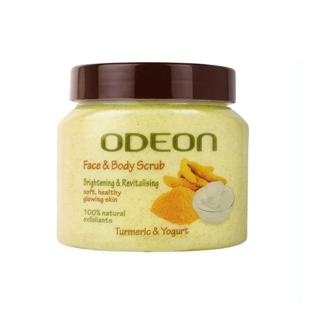 ODEON FACE & BODY SCRUB TURMERIC & YOGURT 300ML