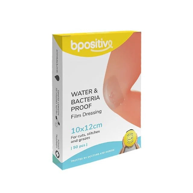 BPOSITIVE WATER&BACTERIA PROOF DRESSING 10X12CM 50S