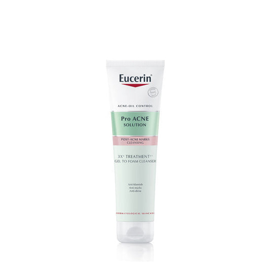 EUCERIN PROACNE SOLUTION 3X GEL TO FOAM CLEANSER 150ML