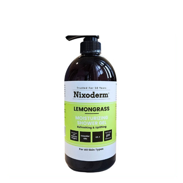 NIXODERM MOISTURIZING SHOWER GEL LEMONGRASS 1L