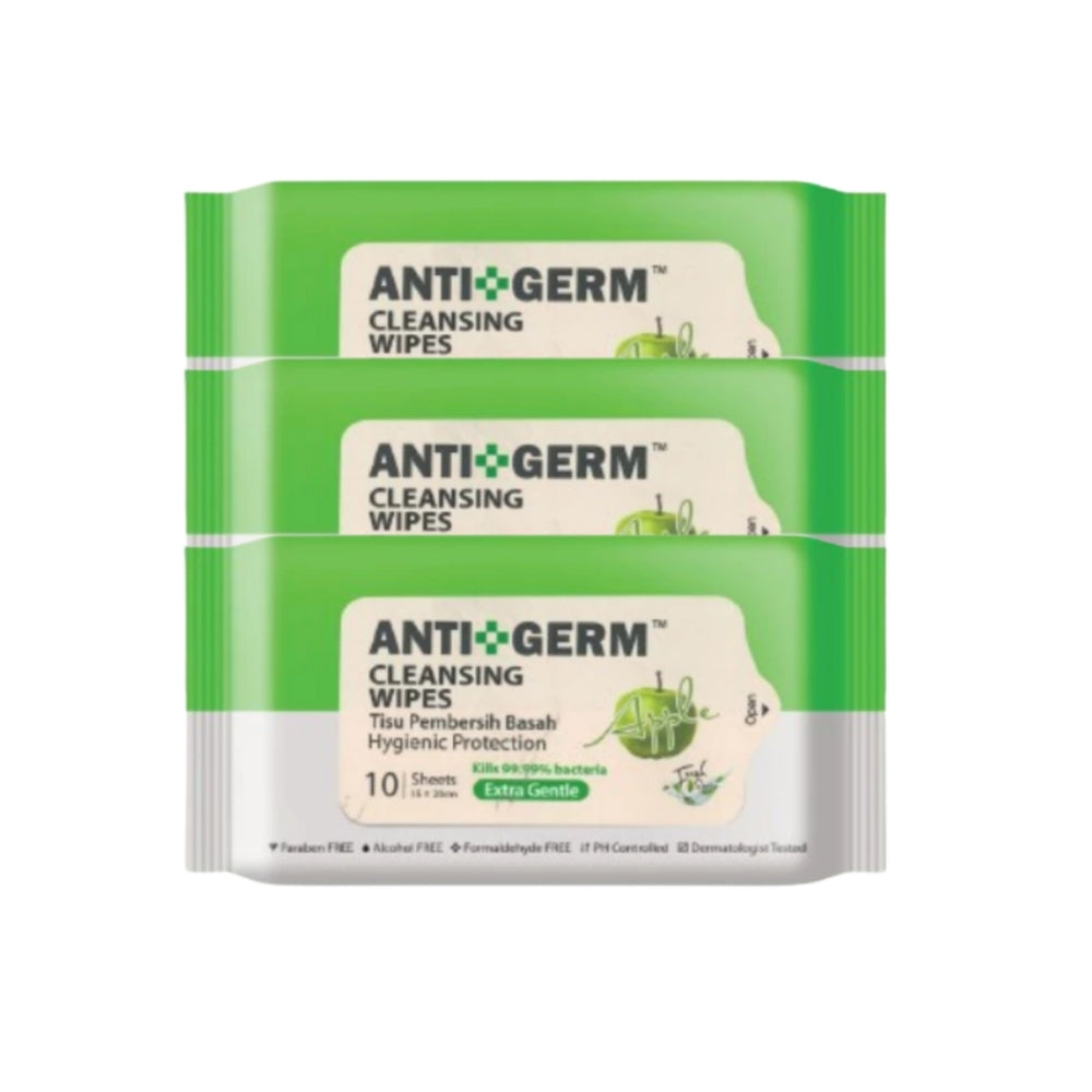 ANTIGERM FRESH ASSORTED WIPES 10SX3