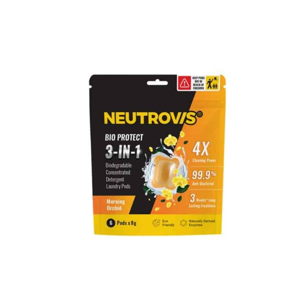 NEUTROVIS 3IN1 CONCENTRATE DETERGENT LAUNDRY PODS MORNING ORCHID 8G 20S+5S