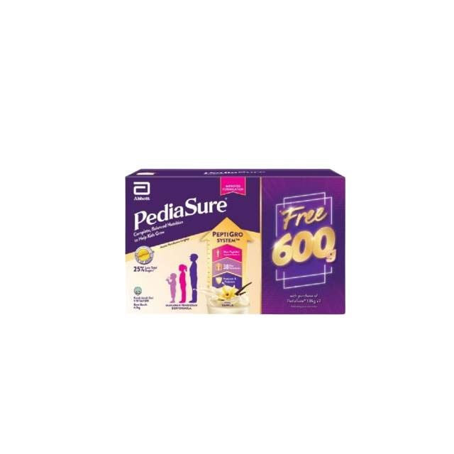 PEDIASURE PEPTIGRO VANILLA 1.8KG 2S FOC 600G