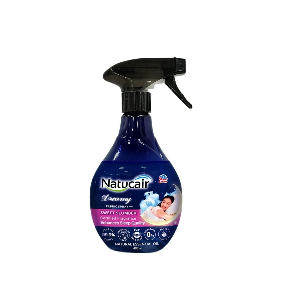 EARTH NATUCAIR DREAMY FABRIC SPRAY SWEET SLUMBER 400ML
