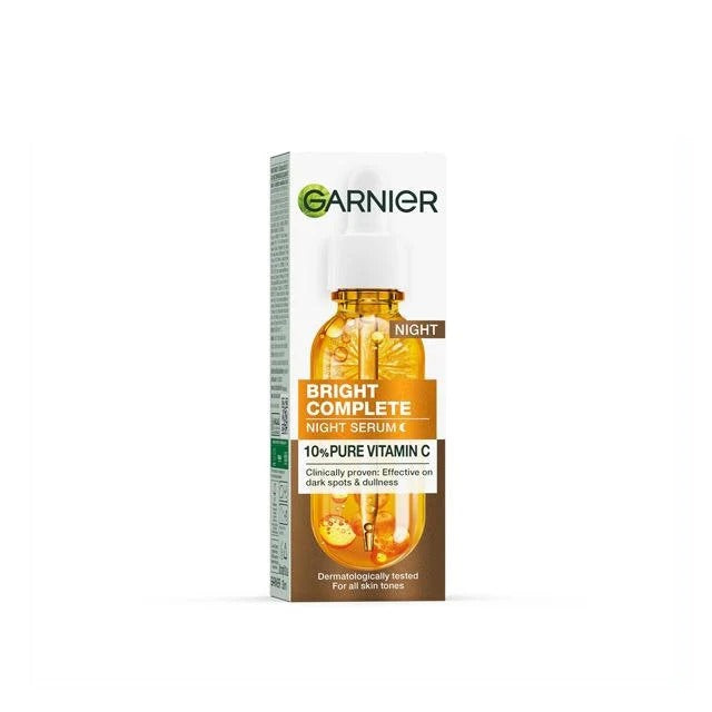 GARNIER BRIGHT COMPLETE OVERNIGHT SERUM 30ML