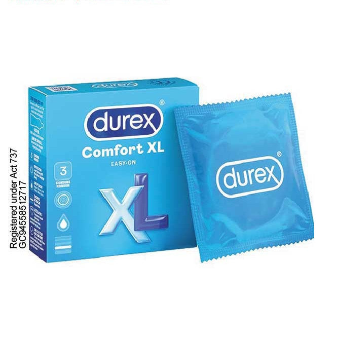 DUREX COMFORT XL 3S | BIG Pharmacy Malaysia Official eStore