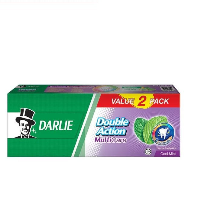 DARLIE TOOTHPASTE DOUBLE ACTION MULTICARE 180G 2S + G
