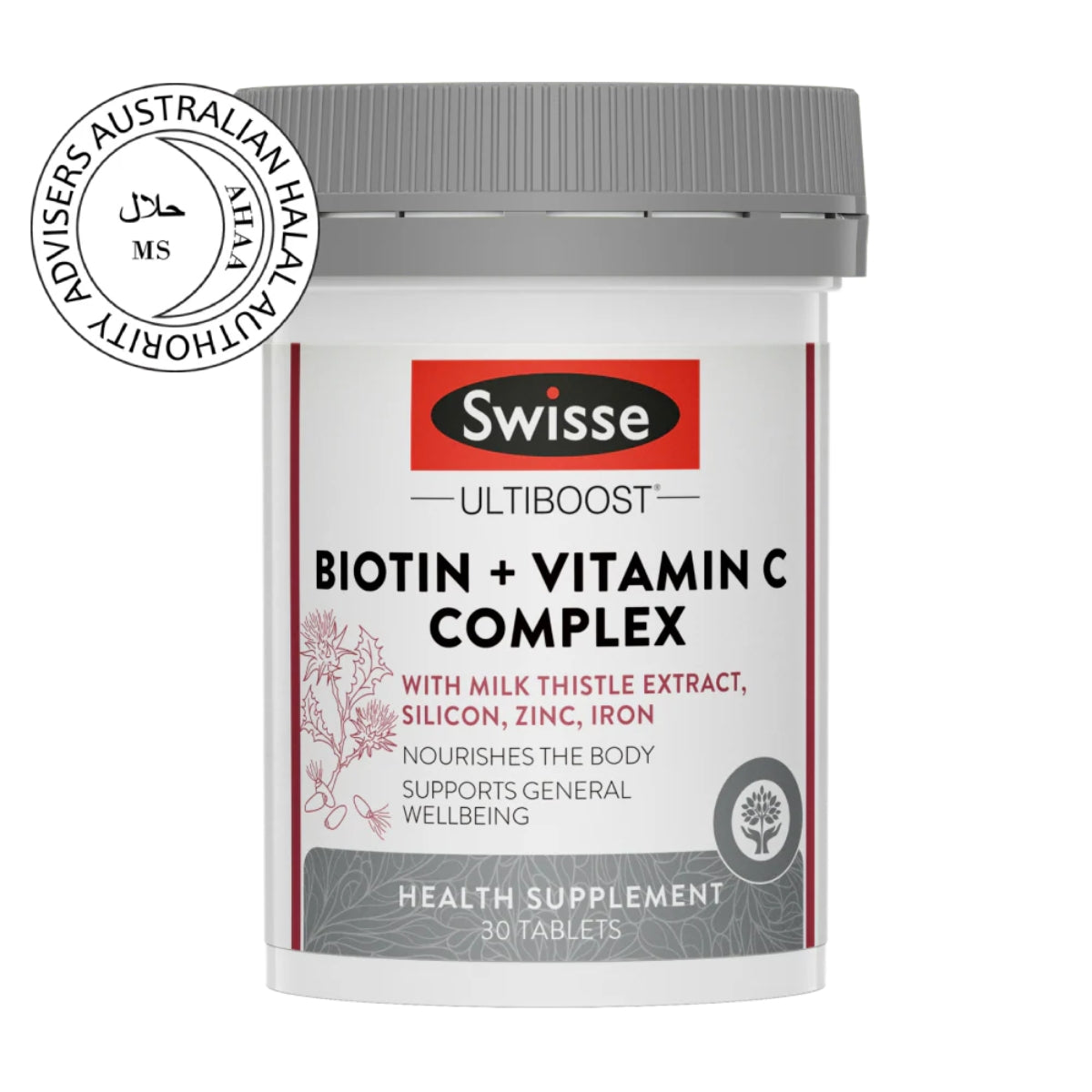 SWISSE ULTIBOOST BIOTIN + VITAMIN C COMPLEX 60S