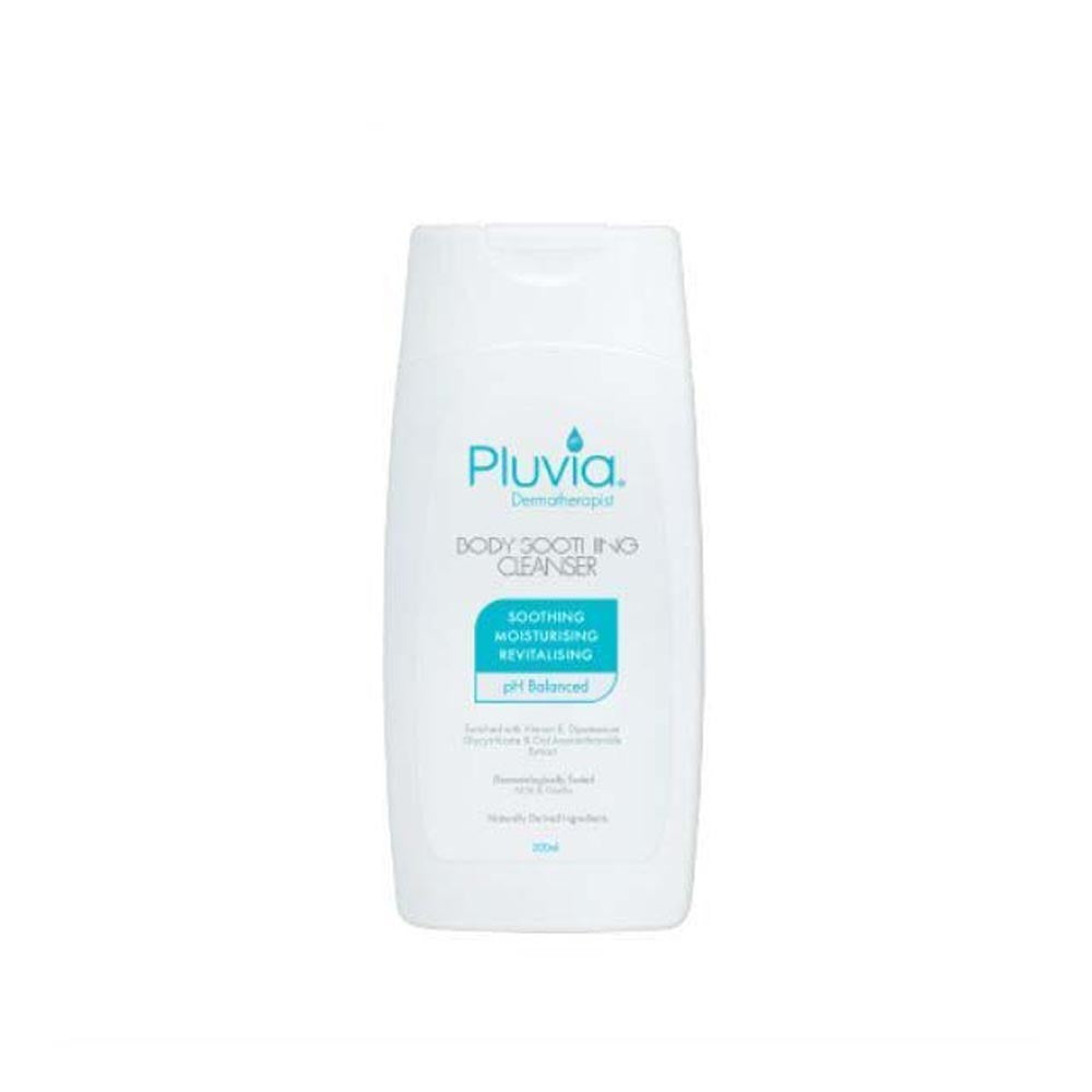 PLUVIA BODY SOOTHING CLEANSER 200ML