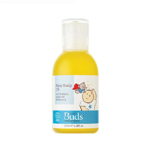 BUDS FOR BABY SOOTHING ORGANICS FLAKY SCALP OIL 100ML