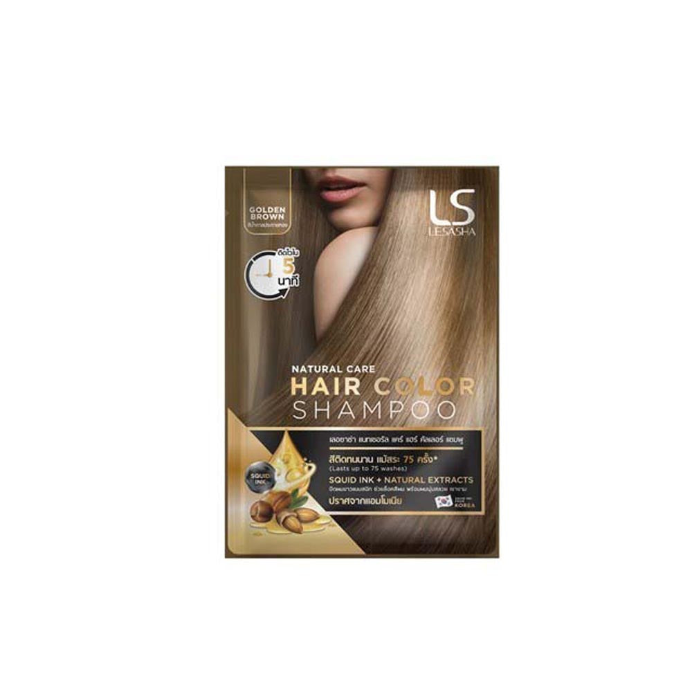 LESASHA HAIR COLOR SHAMPOO GOLDEN BROWN 30ML