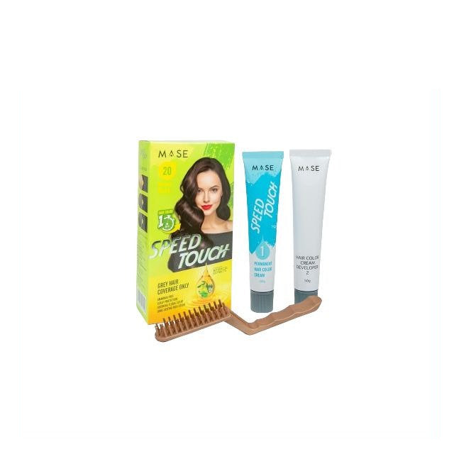 SPEED TOUCH 1 MINUTE HAIR COLOR BROWN BLACK 20