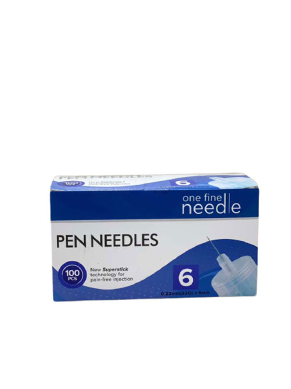 ONEFINE INSU PEN NEEDLE 32GX6MM 100S